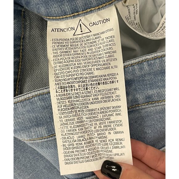 Massimo Dutti Women Jeans EU 36 US 4 Blue Cropped Mid Rise Slim Fit 5060/817 NWT - Picture 7 of 16